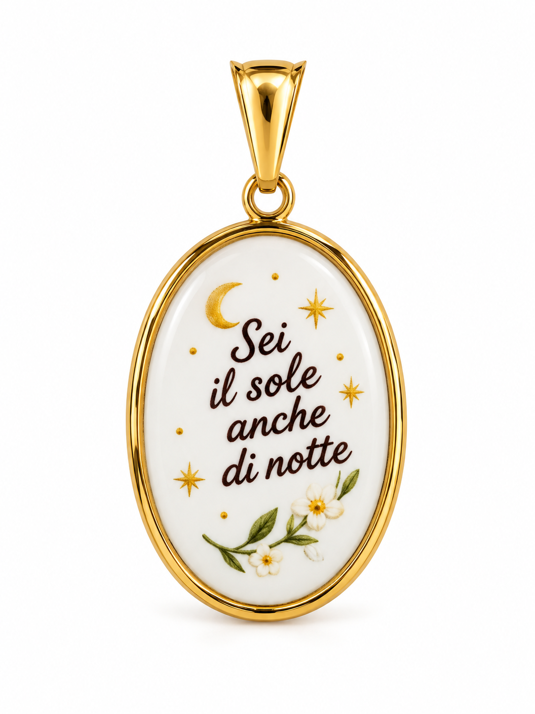 CIONDOLO SE IL SOLE ANCHE DI NOTTE
