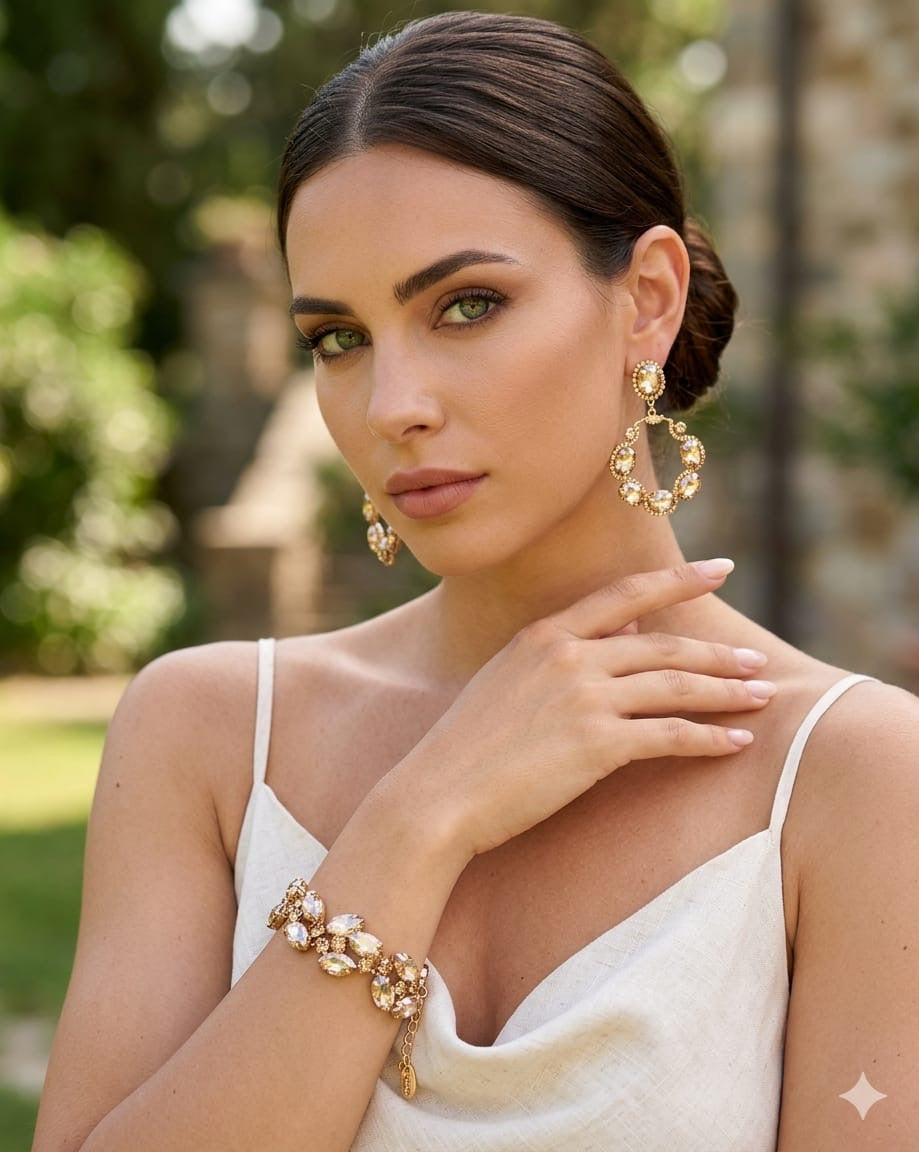Orecchini & Bracciale Ambra