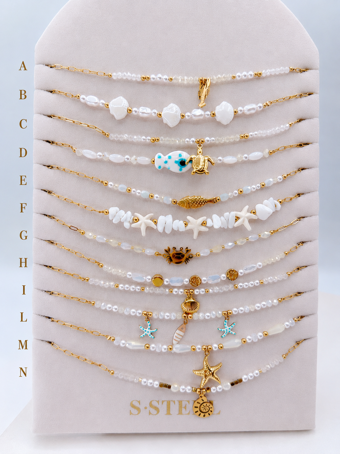 Collana Santorini White