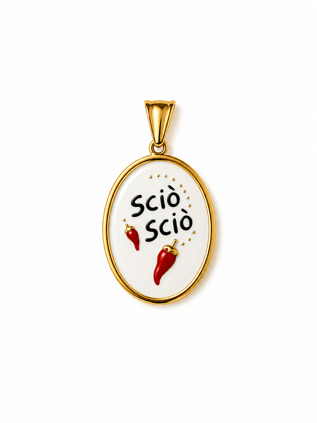 CIONDOLO OVALE FRASI