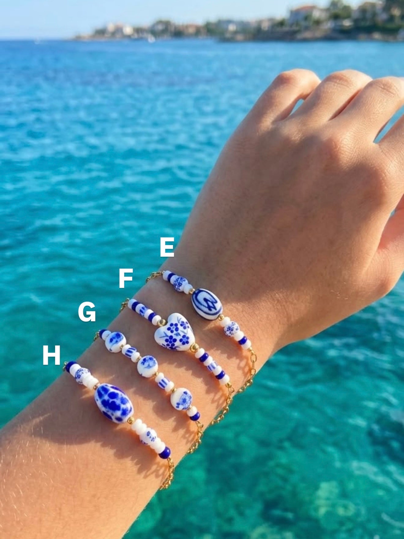 Bracciale SANTORINI BLUE & WHITE