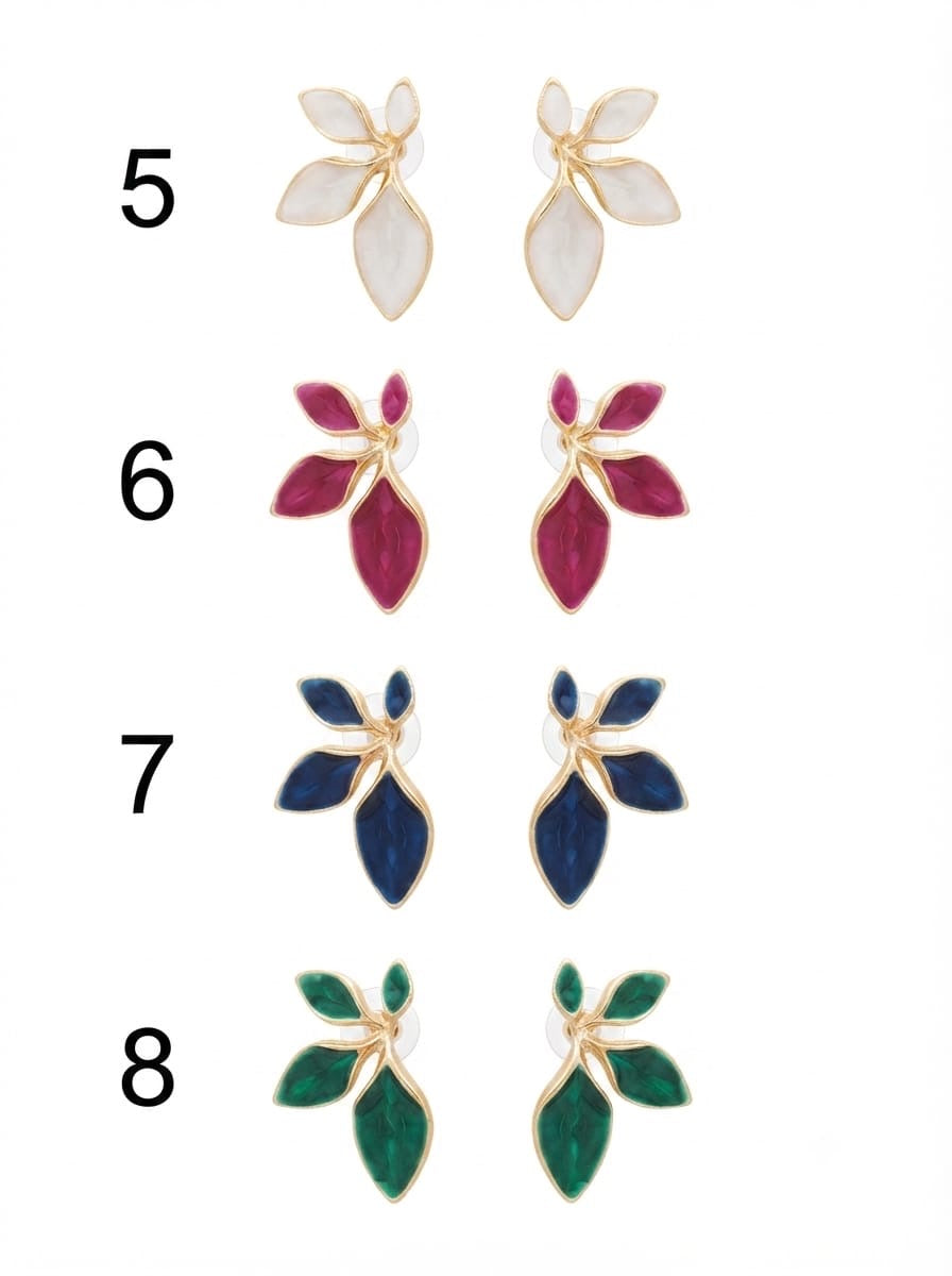 Orecchini Flow Smaltati