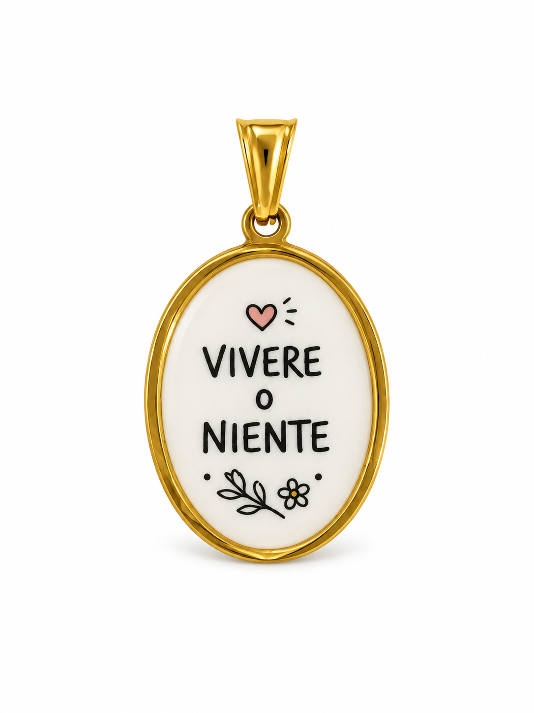 CIONDOLO Ovale FRASI