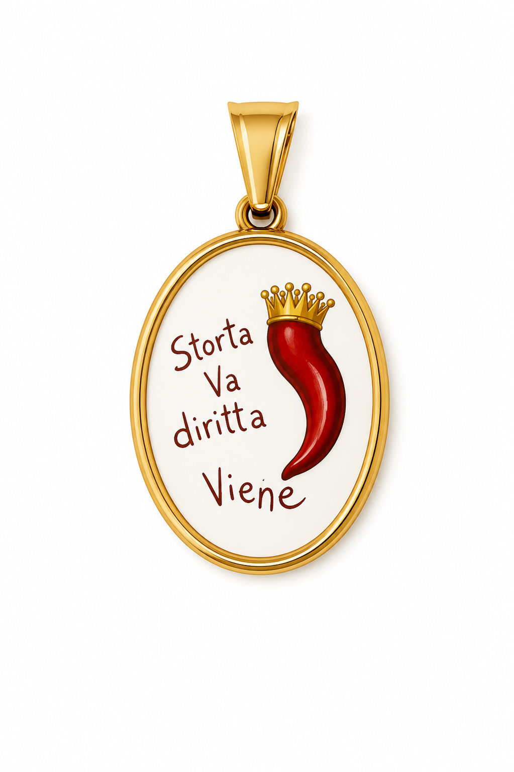 CIONDOLO OVALE FRASI