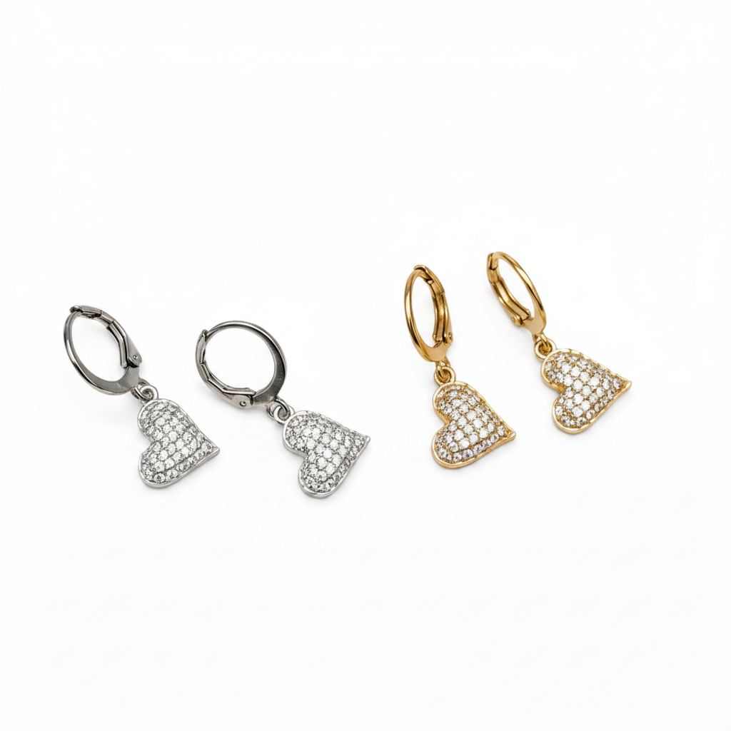 Orecchini Cuoricino Luxury