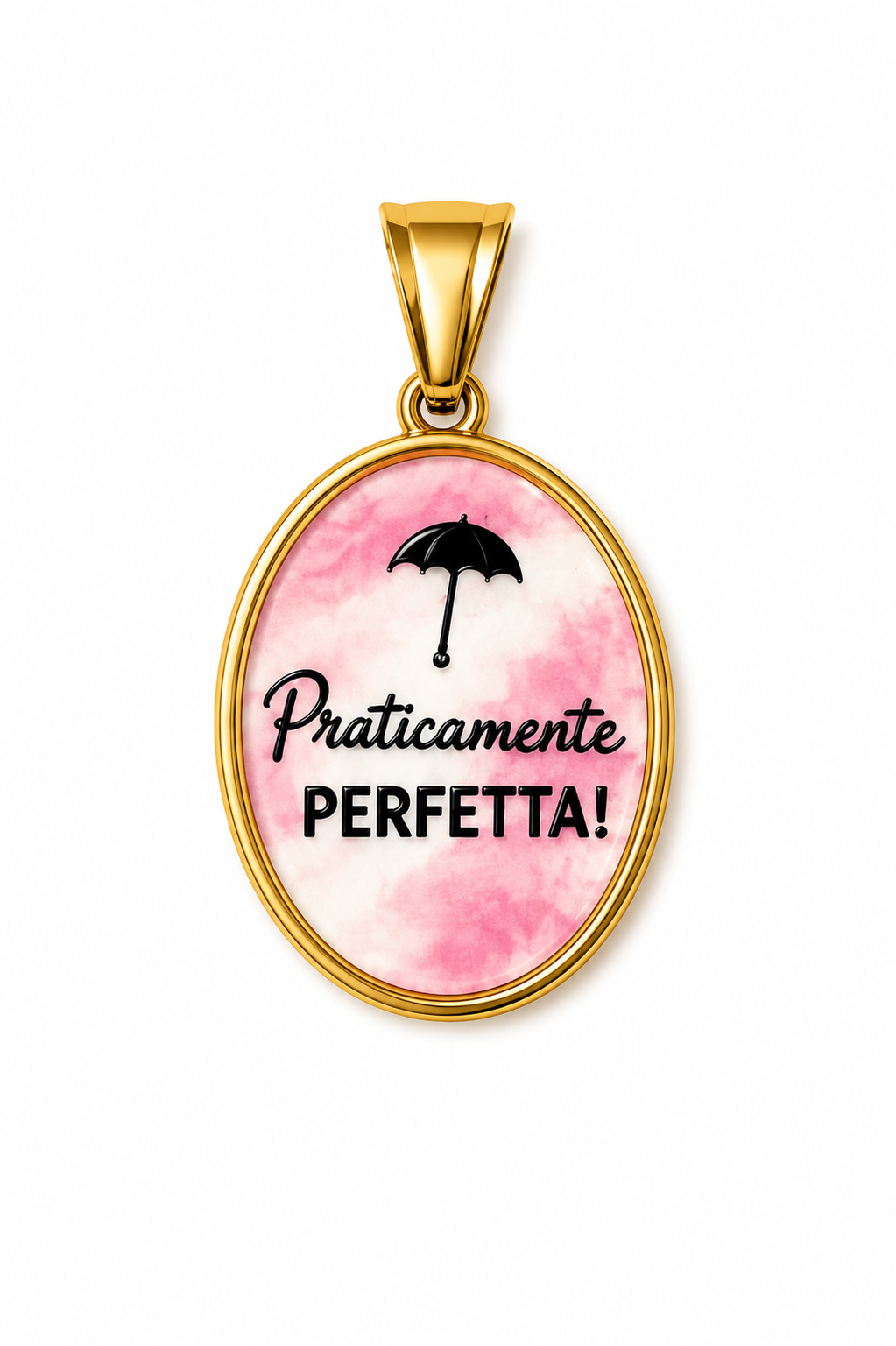 CIONDOLO OVALE FRASI