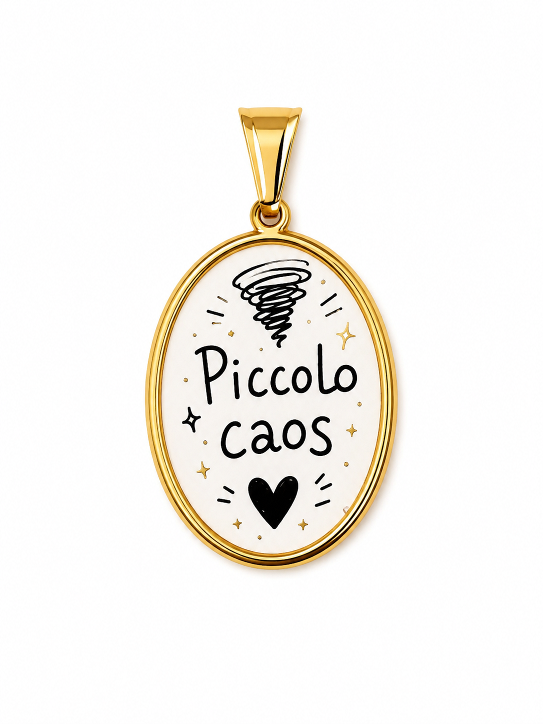CIONDOLO OVALE FRASI