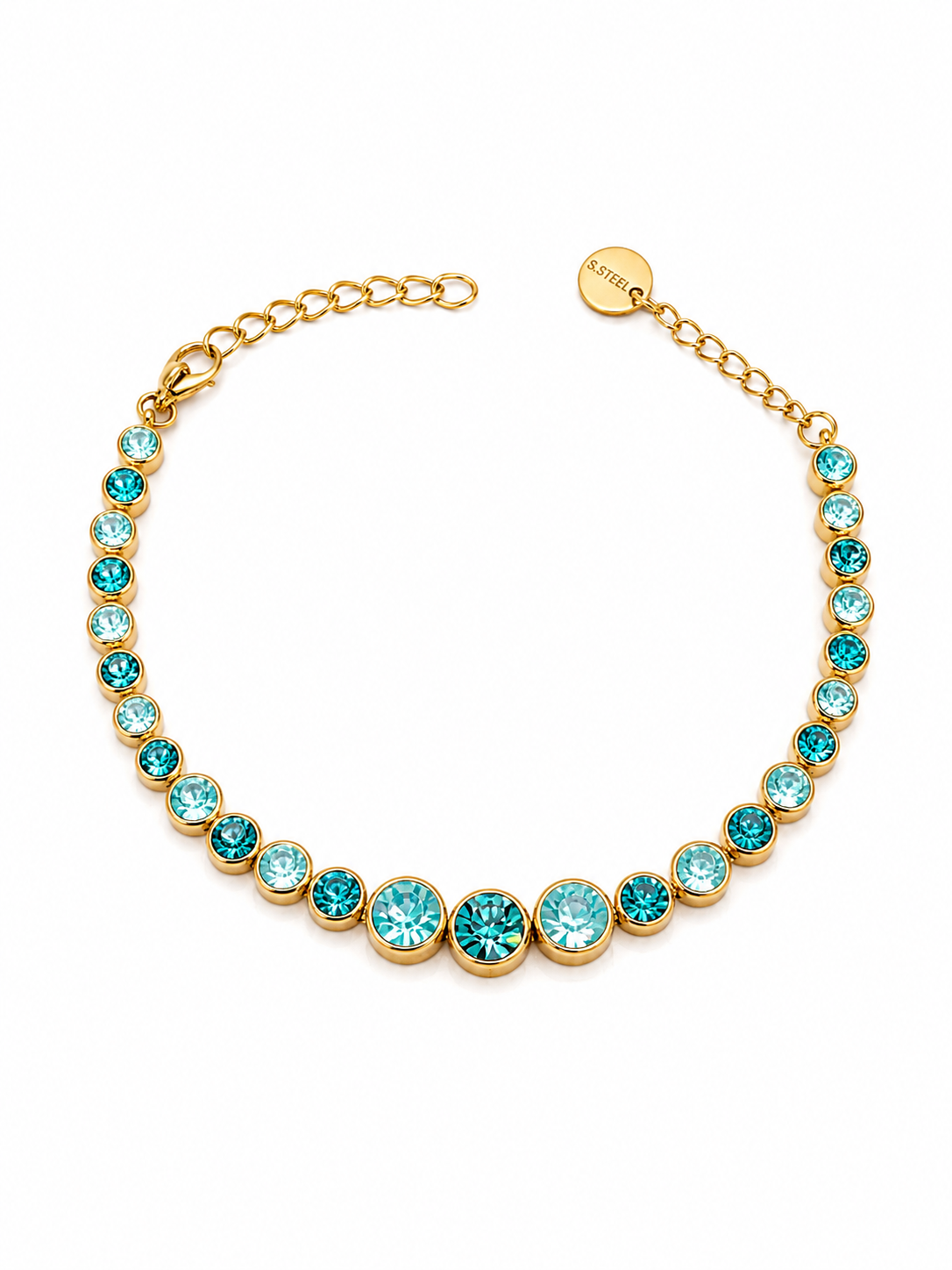 Bracciale LUCE rainbow Celeste