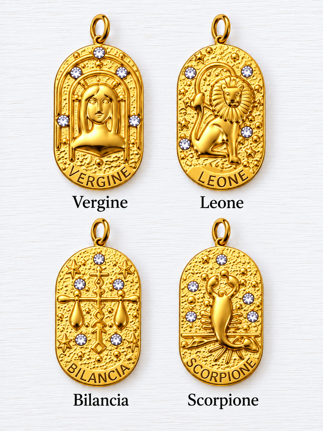 CIONDOLO SEGNI ZODIACALI