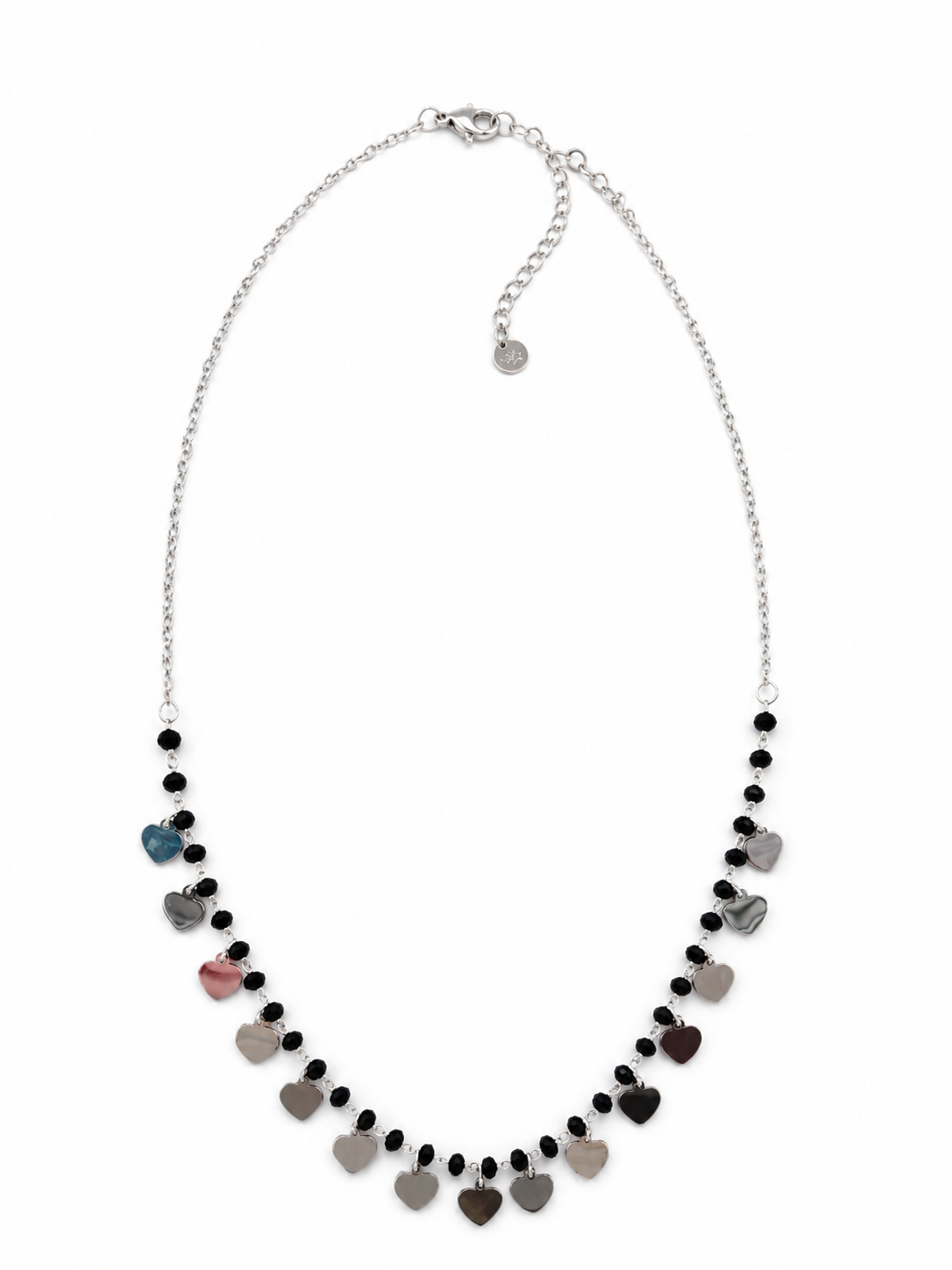 Collana Cristalli & Cuoricini