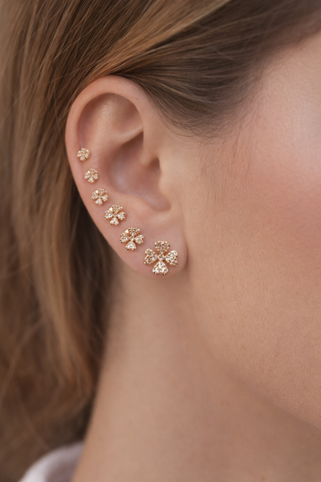 Set Orecchini Quadrifoglio