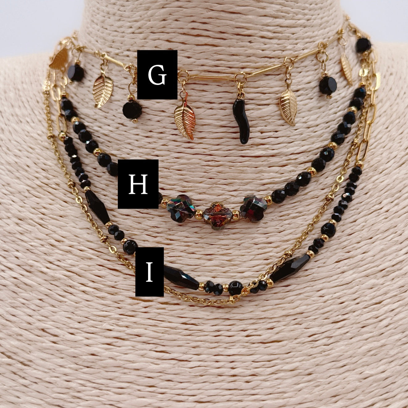 Collane Black Jewel Steel