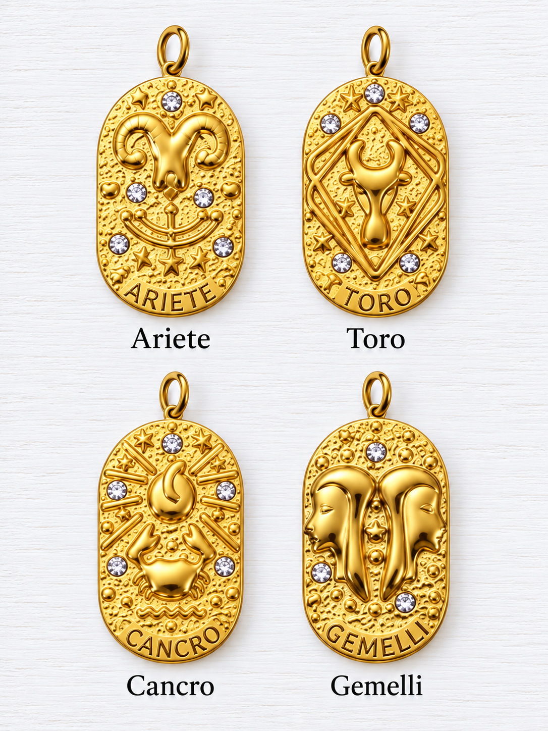 CIONDOLO SEGNI ZODIACALI
