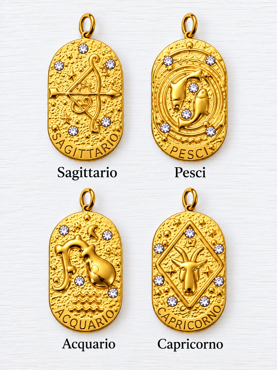 CIONDOLO SEGNI ZODIACALI