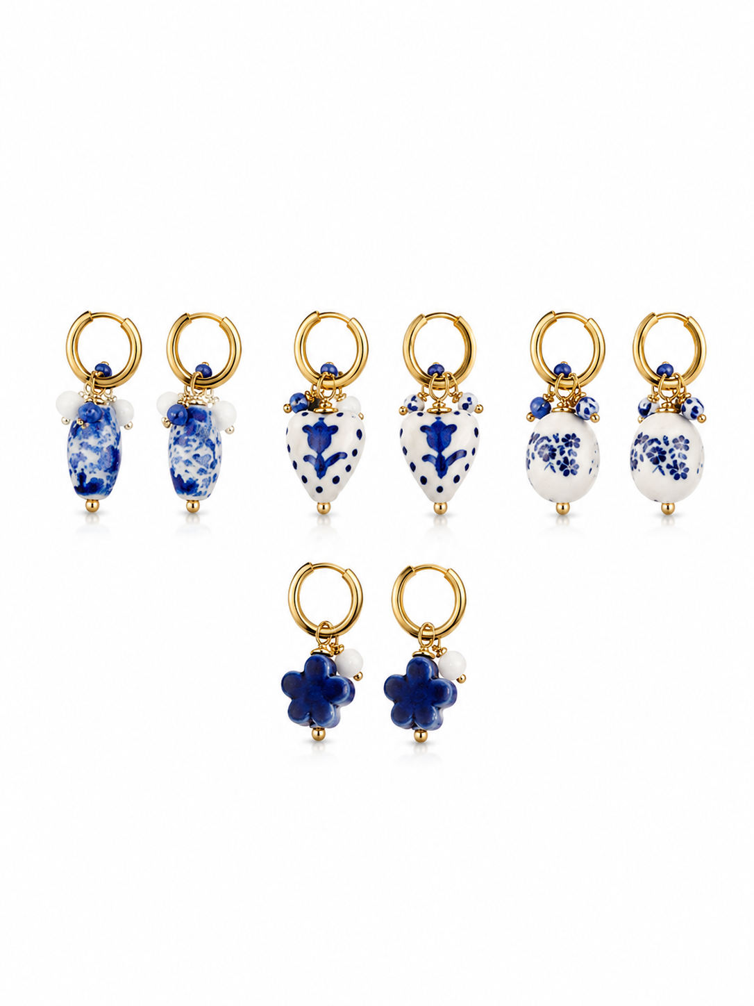 Orecchini Santorini Blue