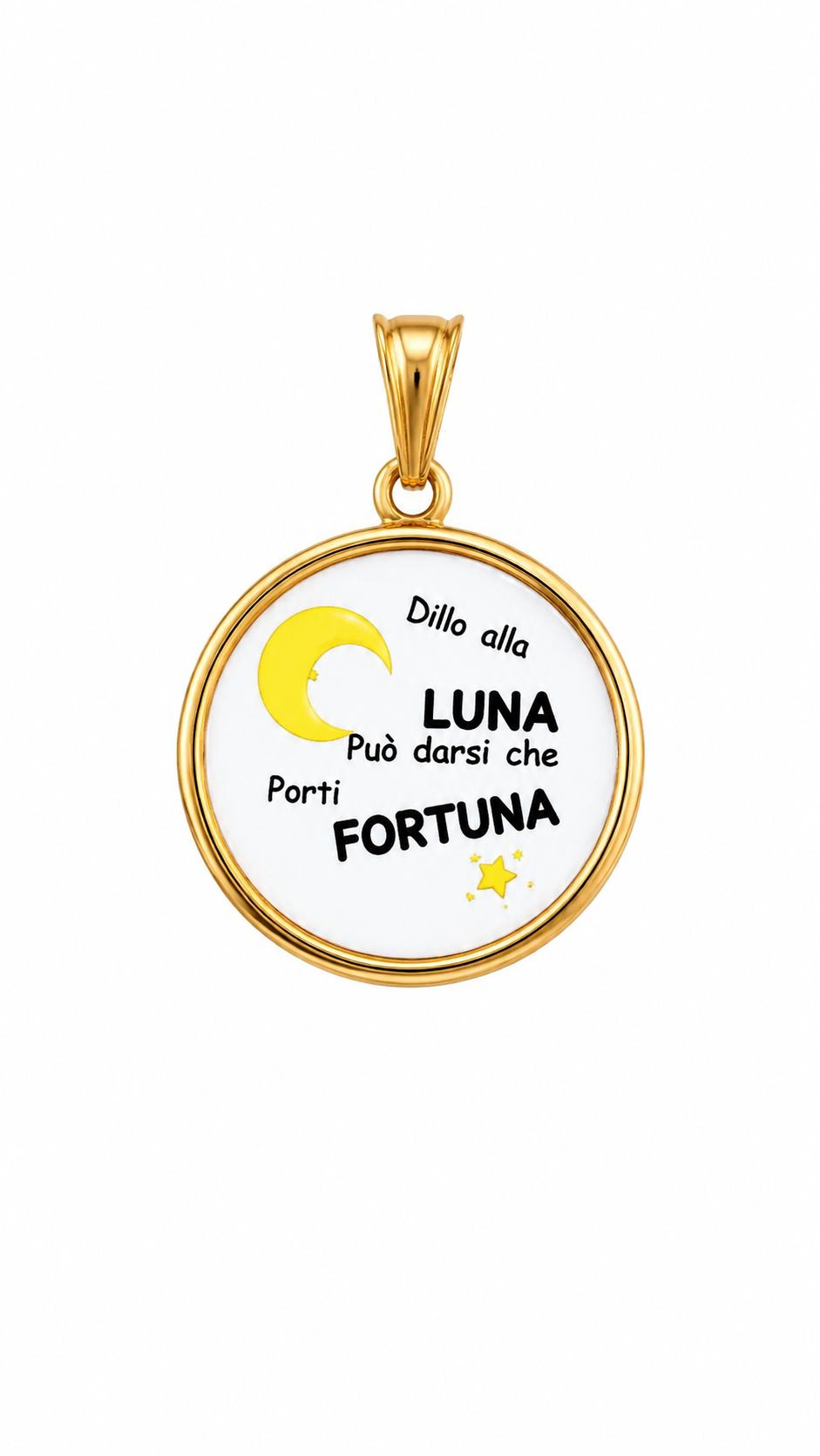 CIONDOLO TONDO FRASI