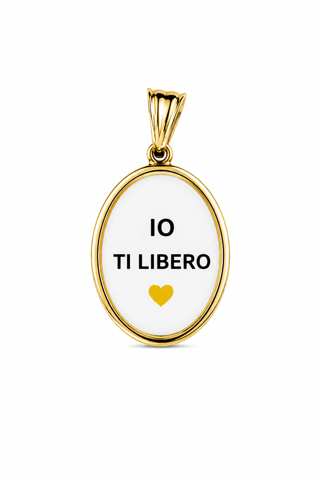 CIONDOLO OVALE FRASI