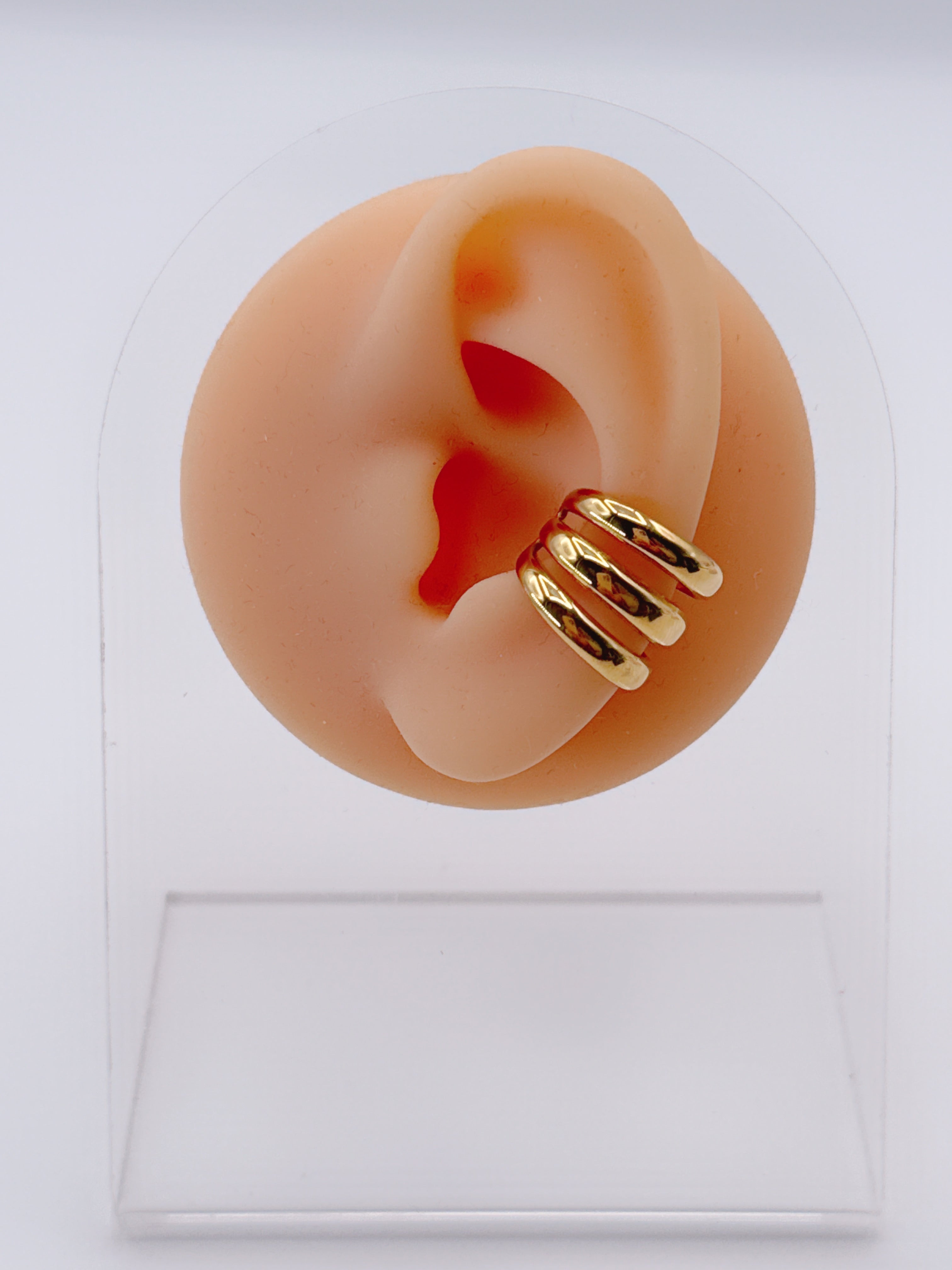 Earcuff Gold Multifili