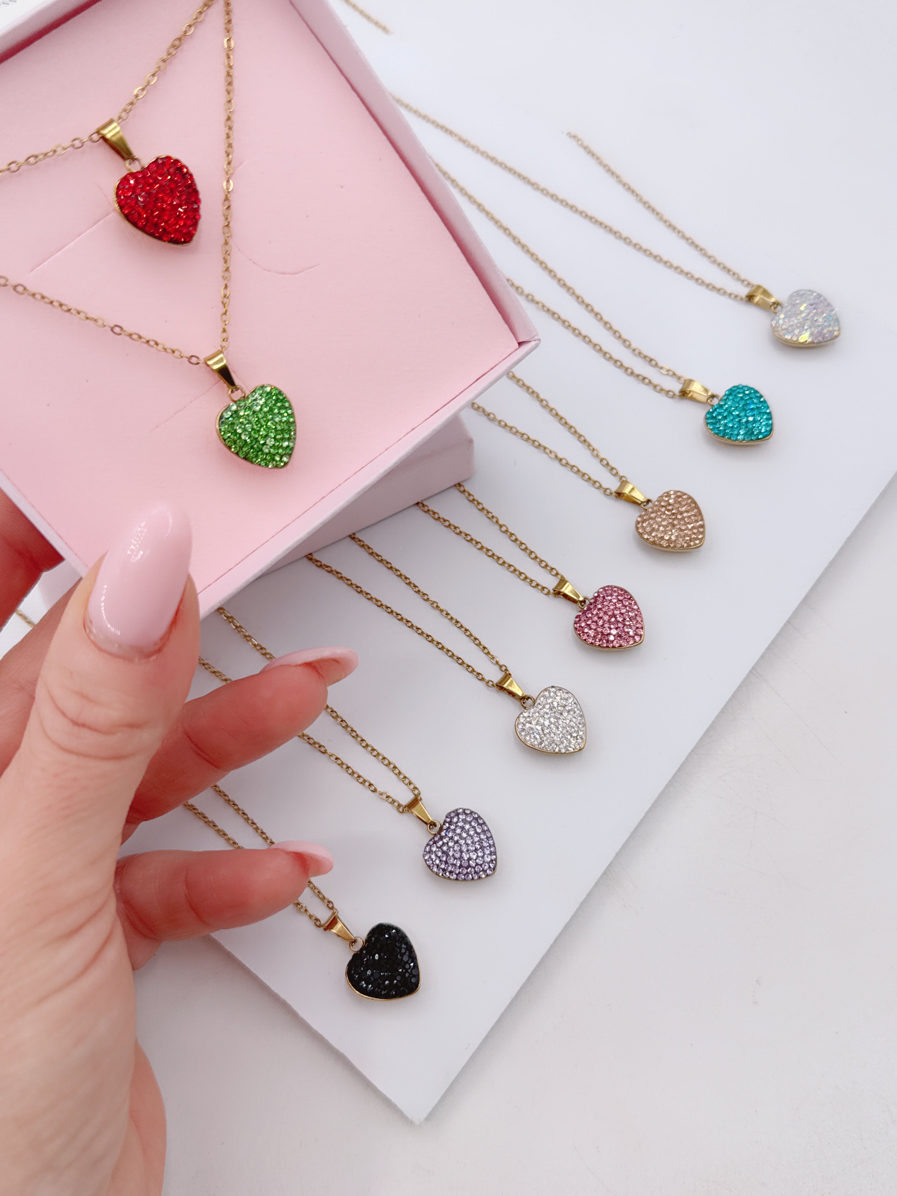 Collana Cuore Colors Lusso Gold