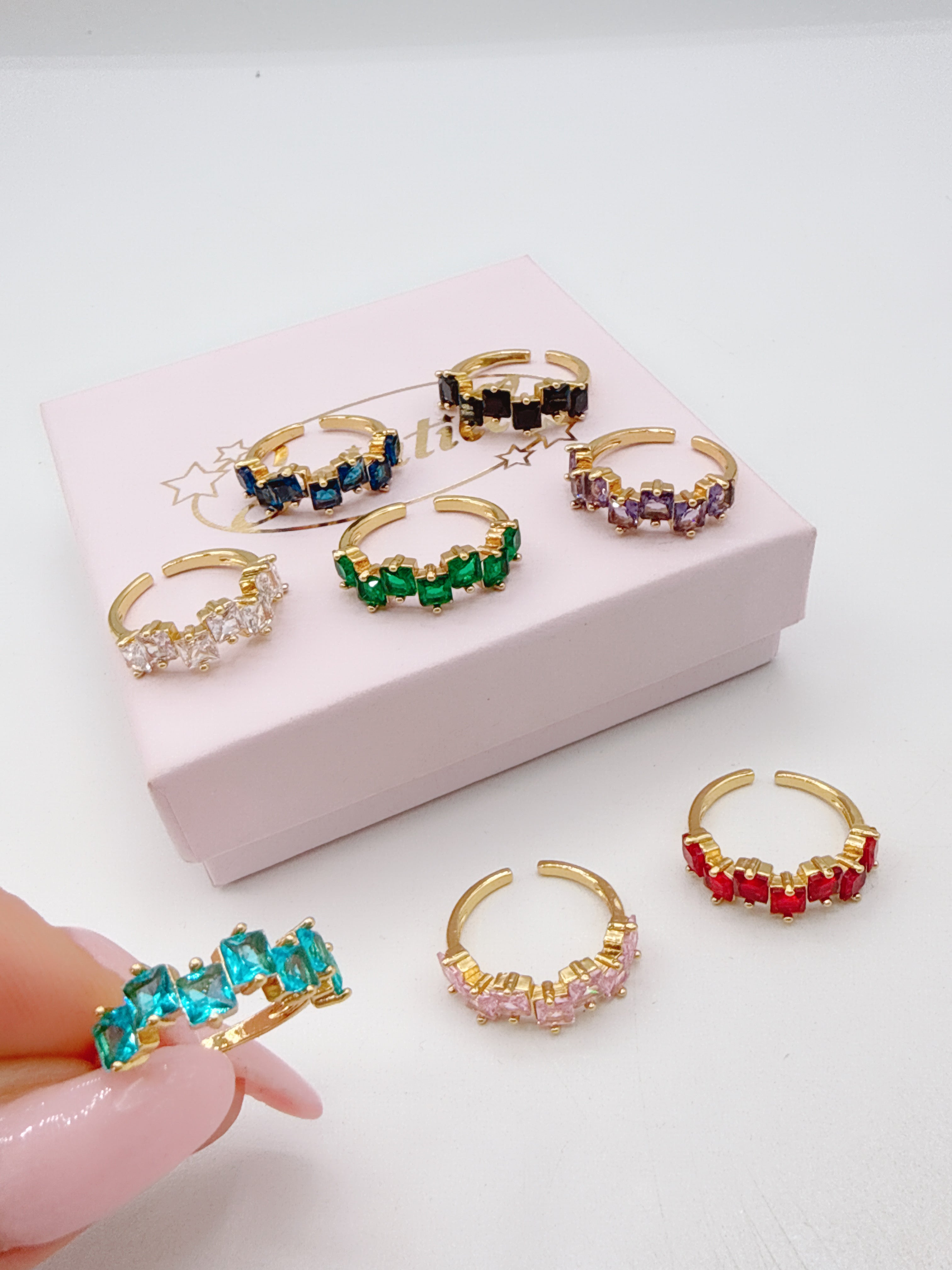 Anello Veretta Baguette Gold