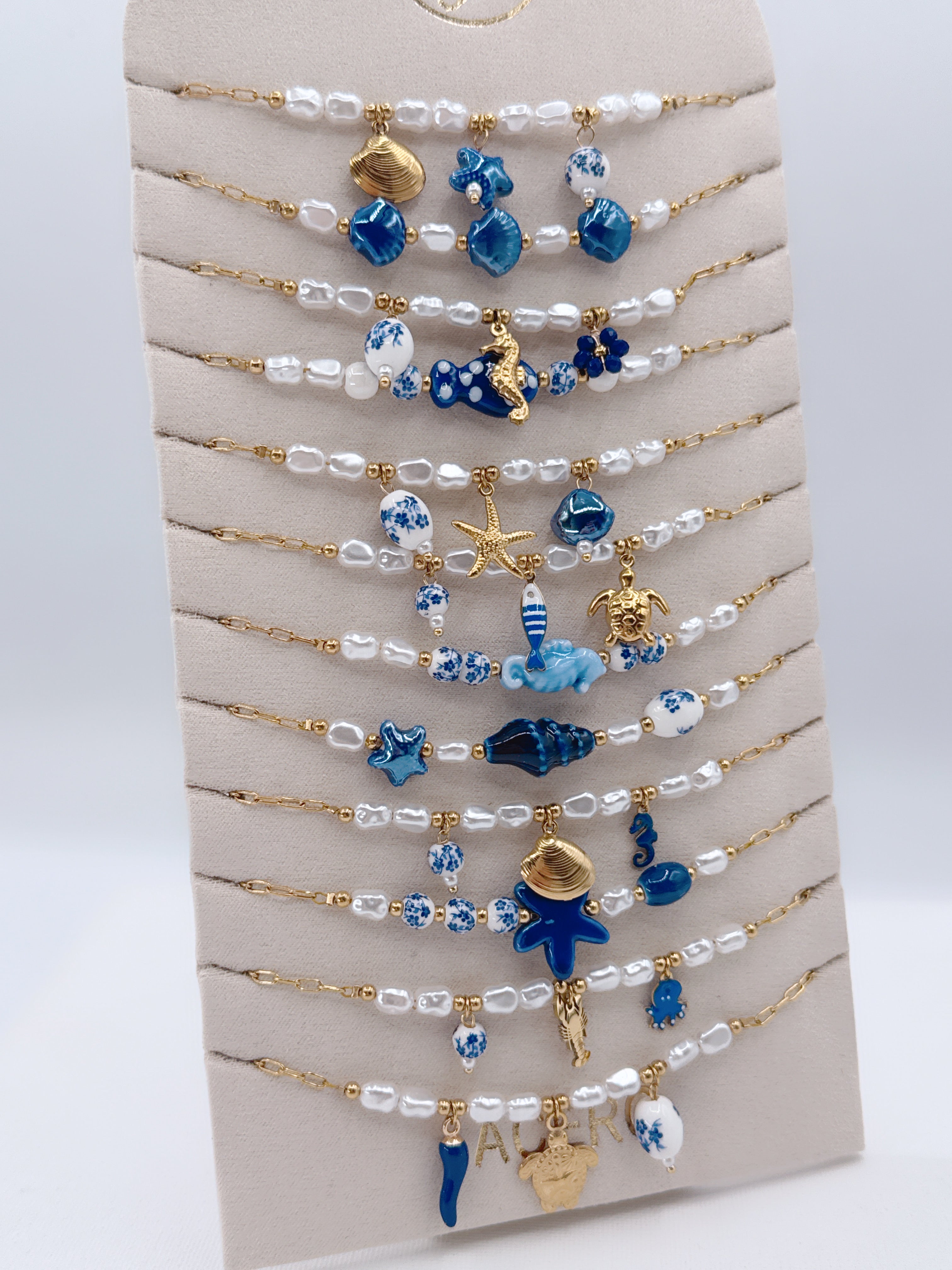 Cavigliera SANTORINI BLUE