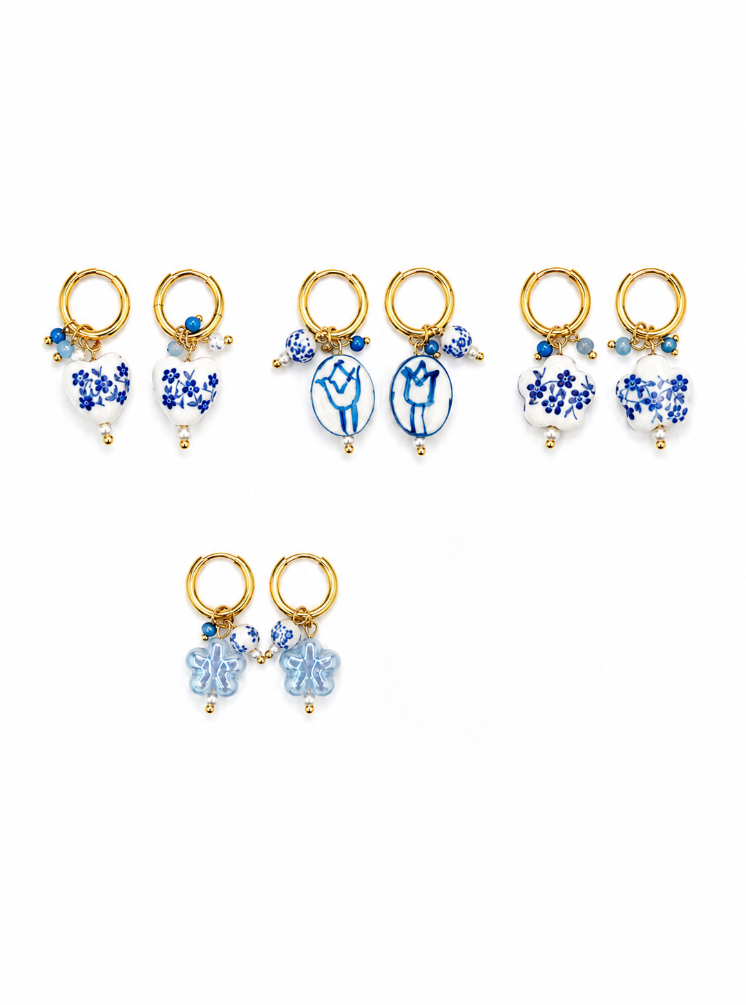 Orecchini Santorini Blue