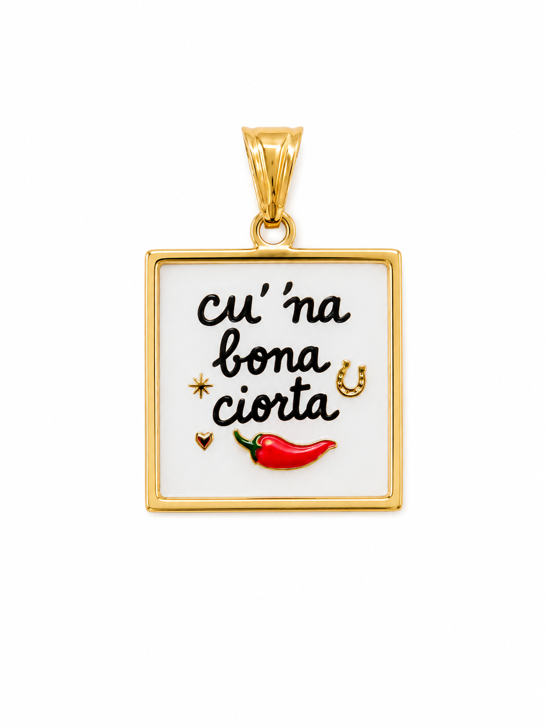 Ciondolo CU' 'NA BONA CIORTA