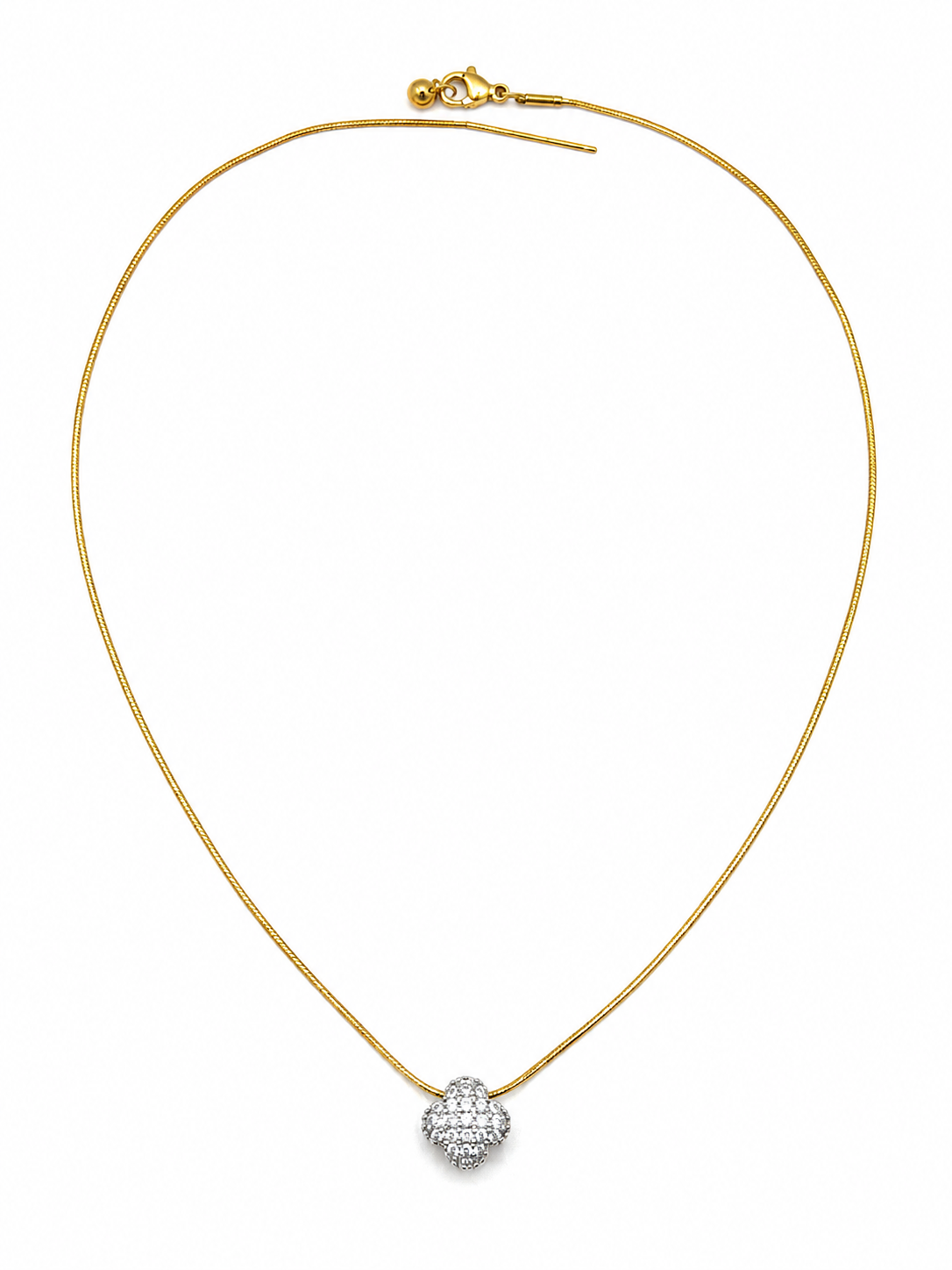 Collana Flowers BICOLOR Gold