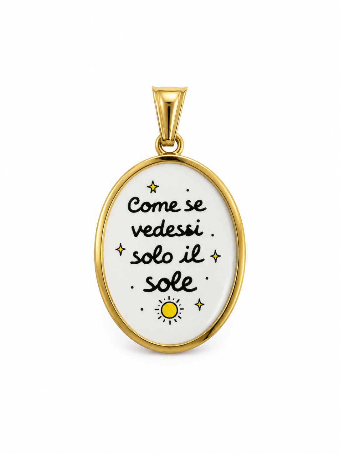 CIONDOLO Ovale FRASI