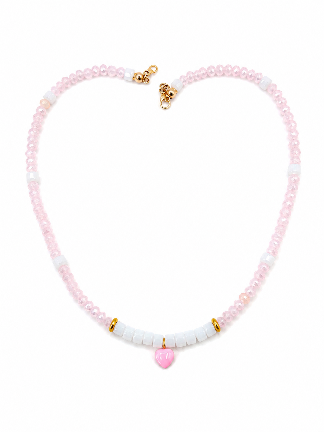 Collana SABAUDIA Cuoricino Pink