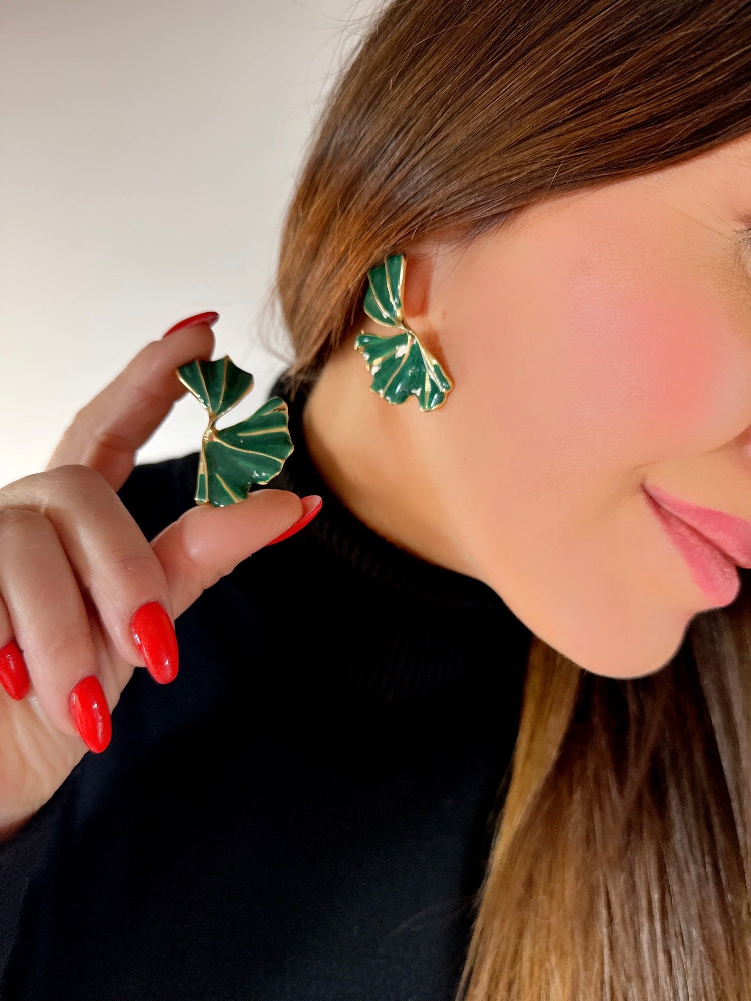 Orecchini Flow Smaltati