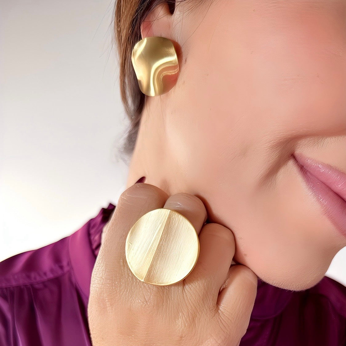 Anello Bottone Satin