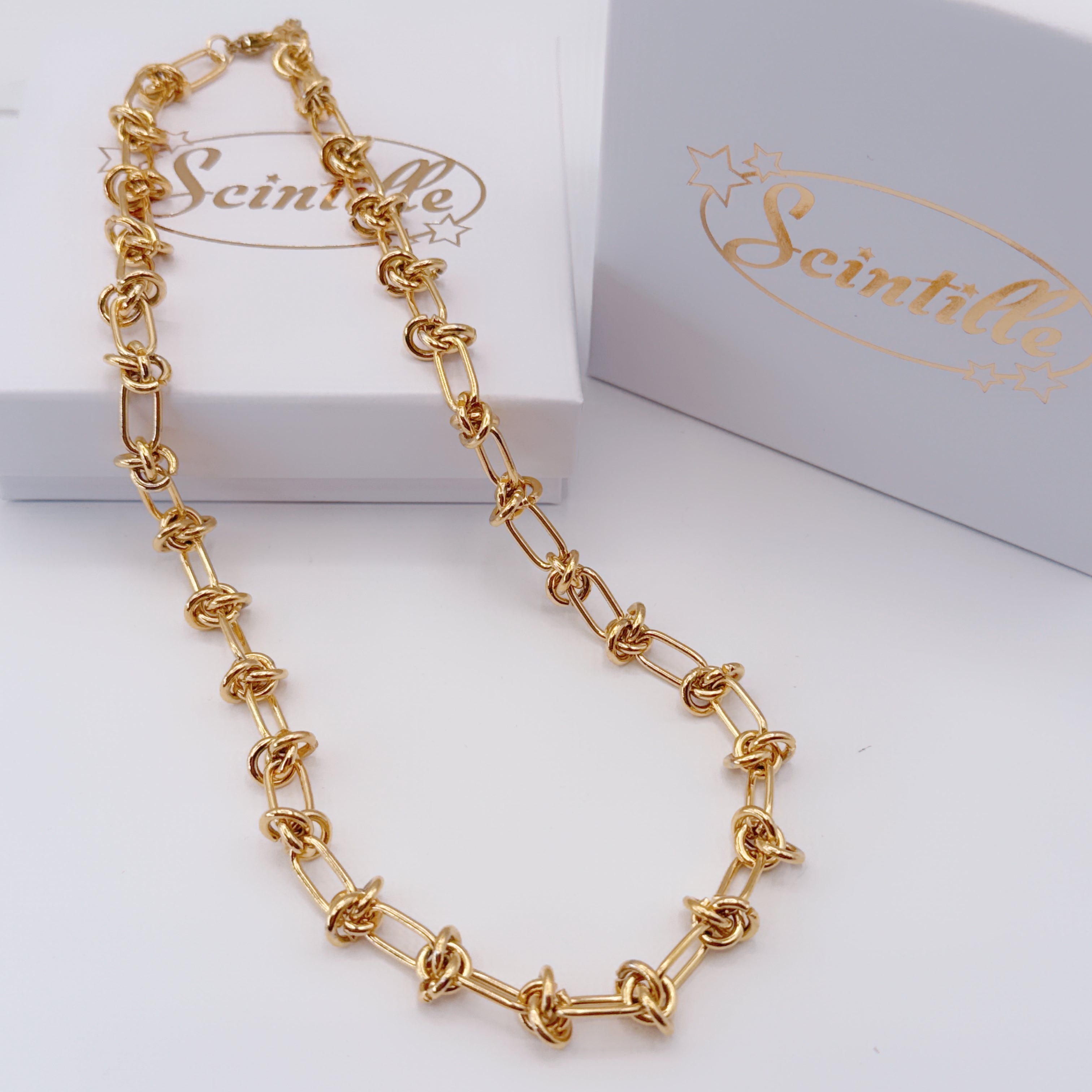 Collana Multi Nodo Gold
