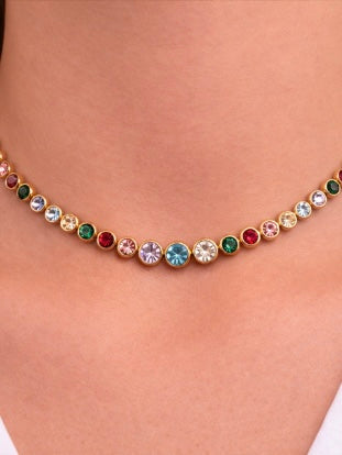 Collana Luce Rainbow Gold