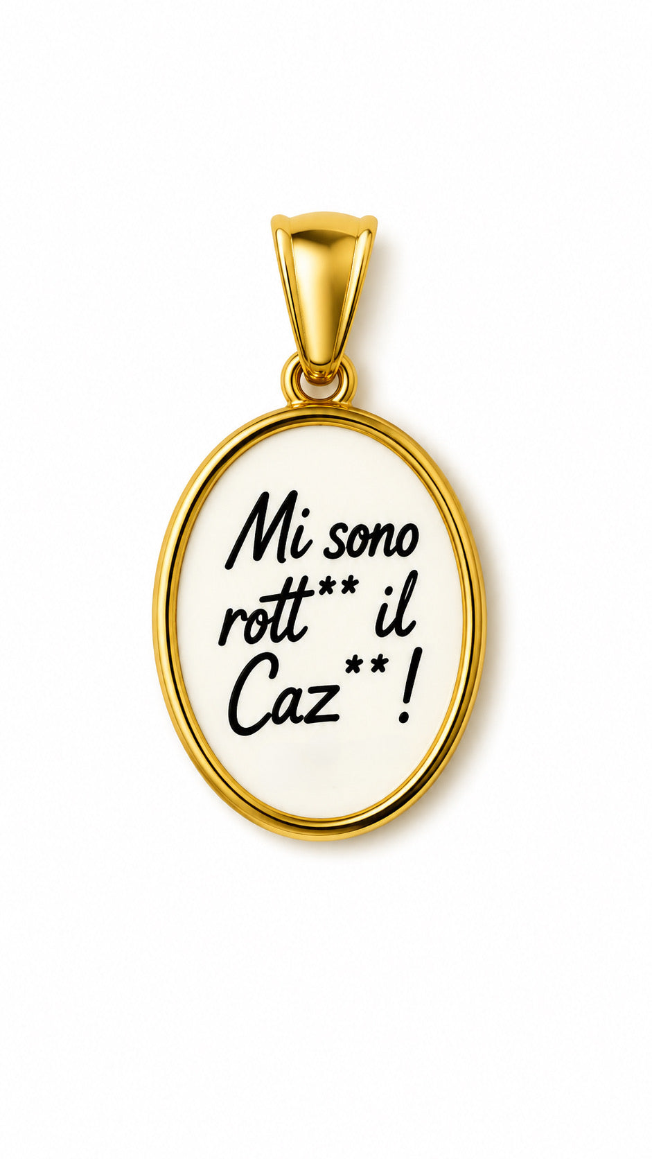 CIONDOLO OVALE FRASI
