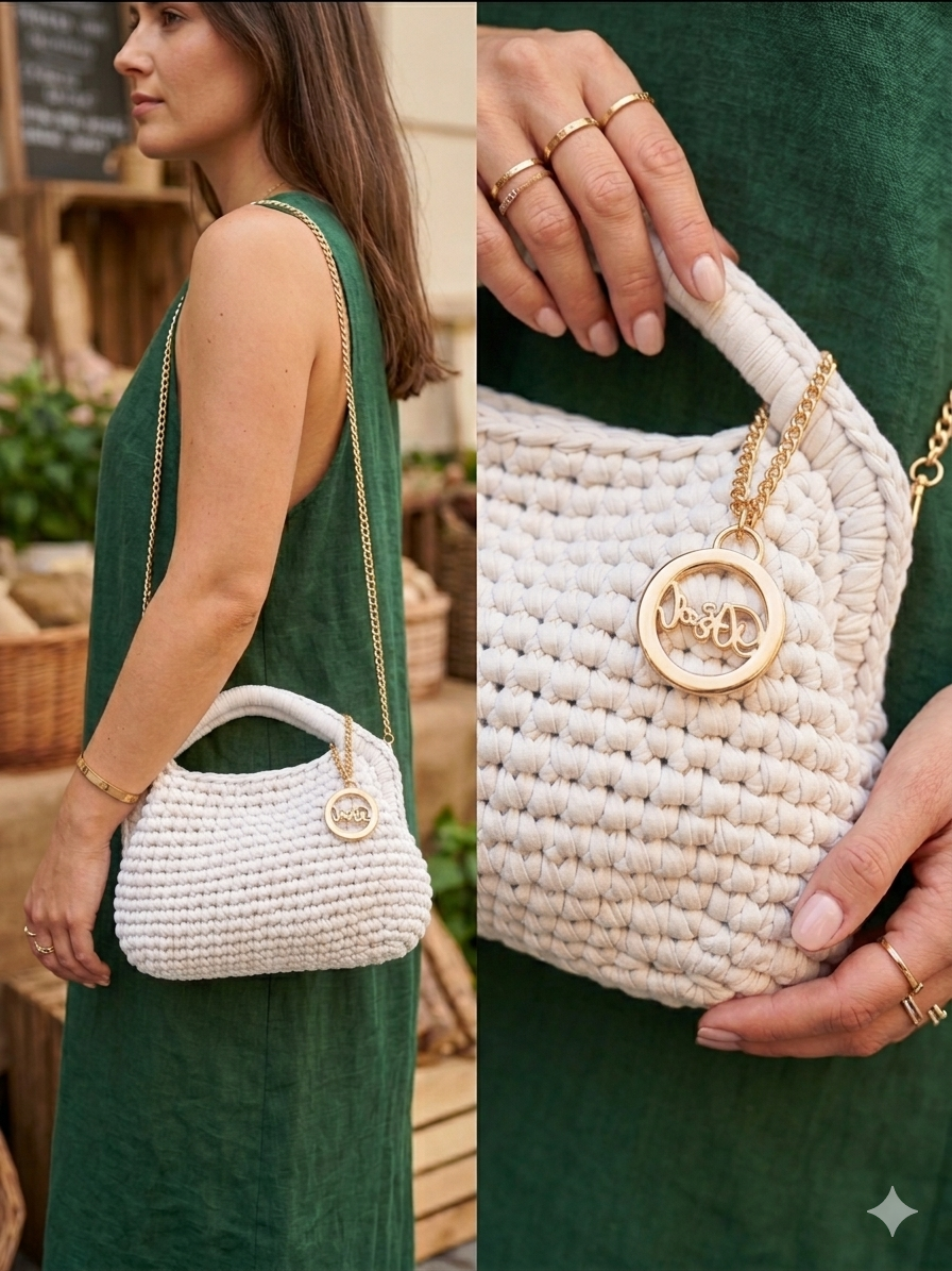 Borsa Cluch Uncinetto
