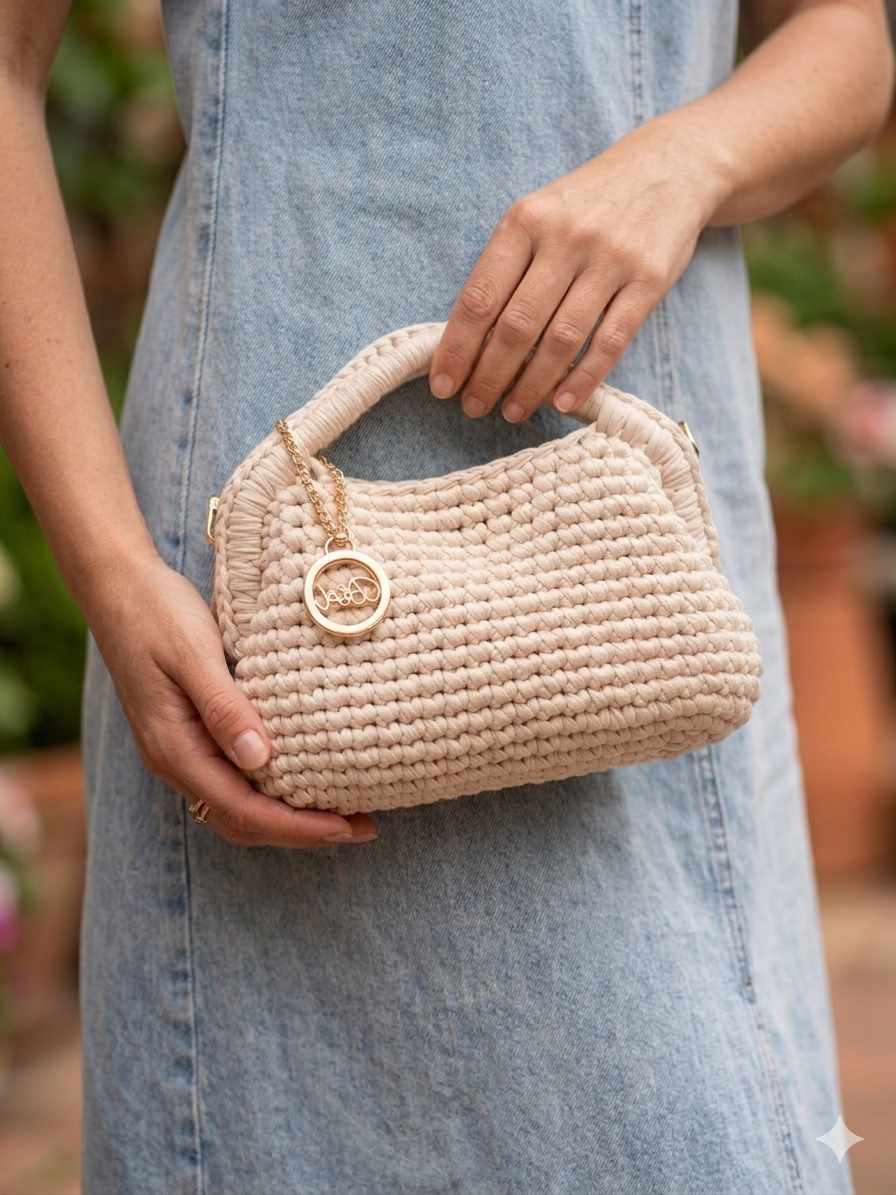 Borsa Cluch Uncinetto