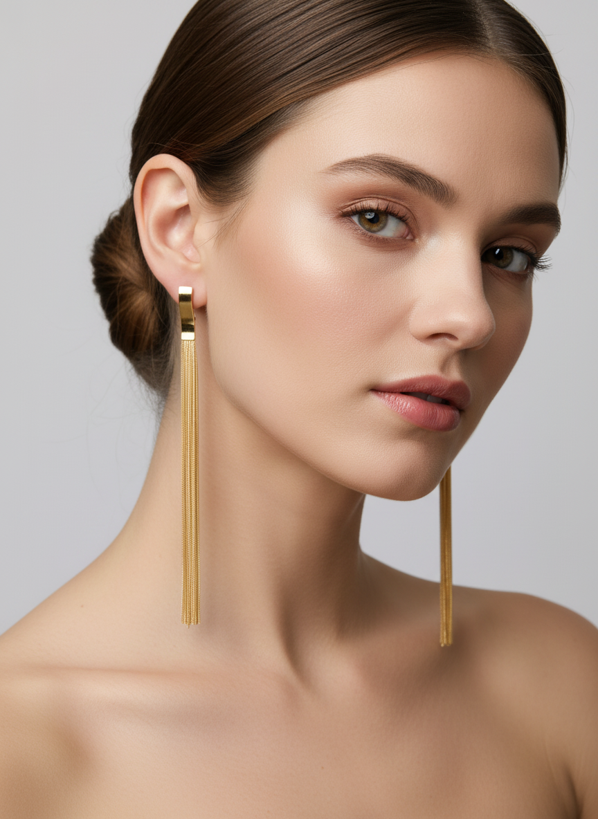 Orecchini Multifili Denise