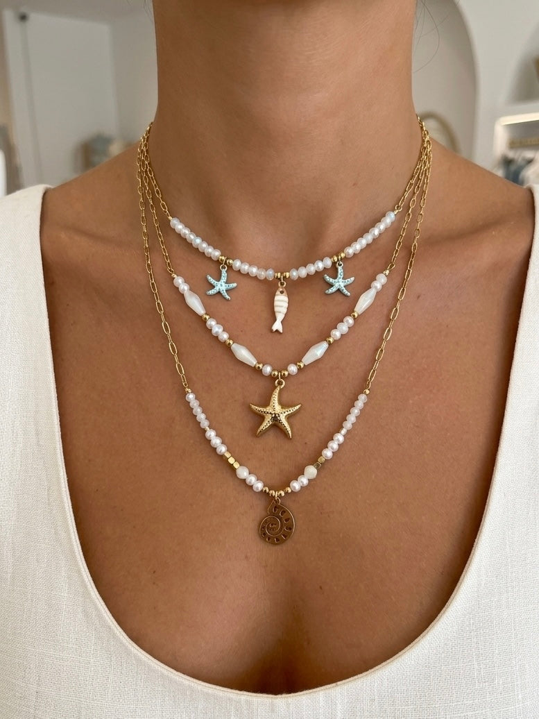 Collana Santorini White