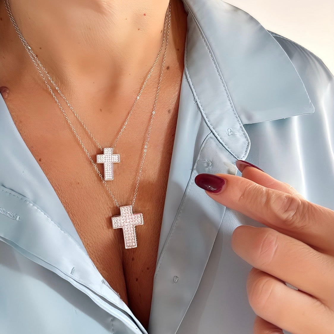 Collana Croce Luxury