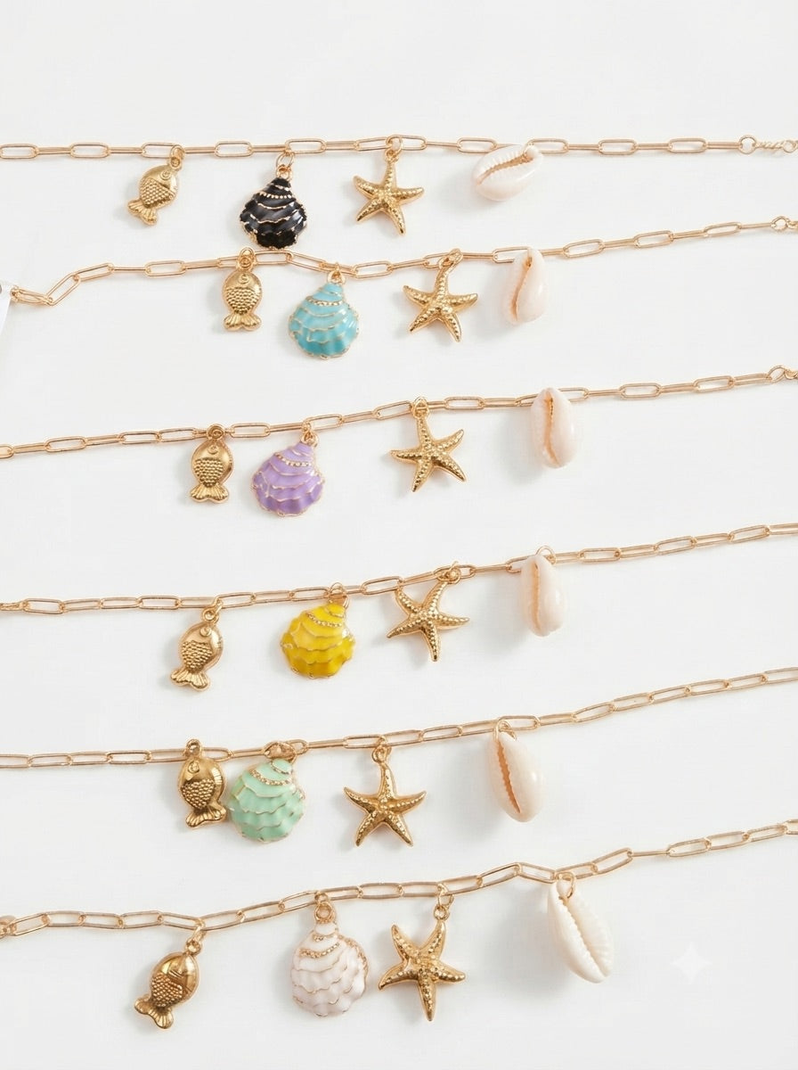 Bracciale Charme Gold Conchiglia