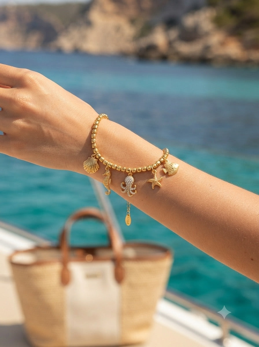 Bracciale Charme Summer Gold
