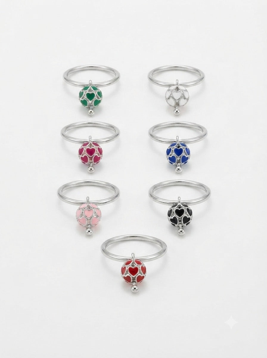 Anello Campanellina Smaltata
