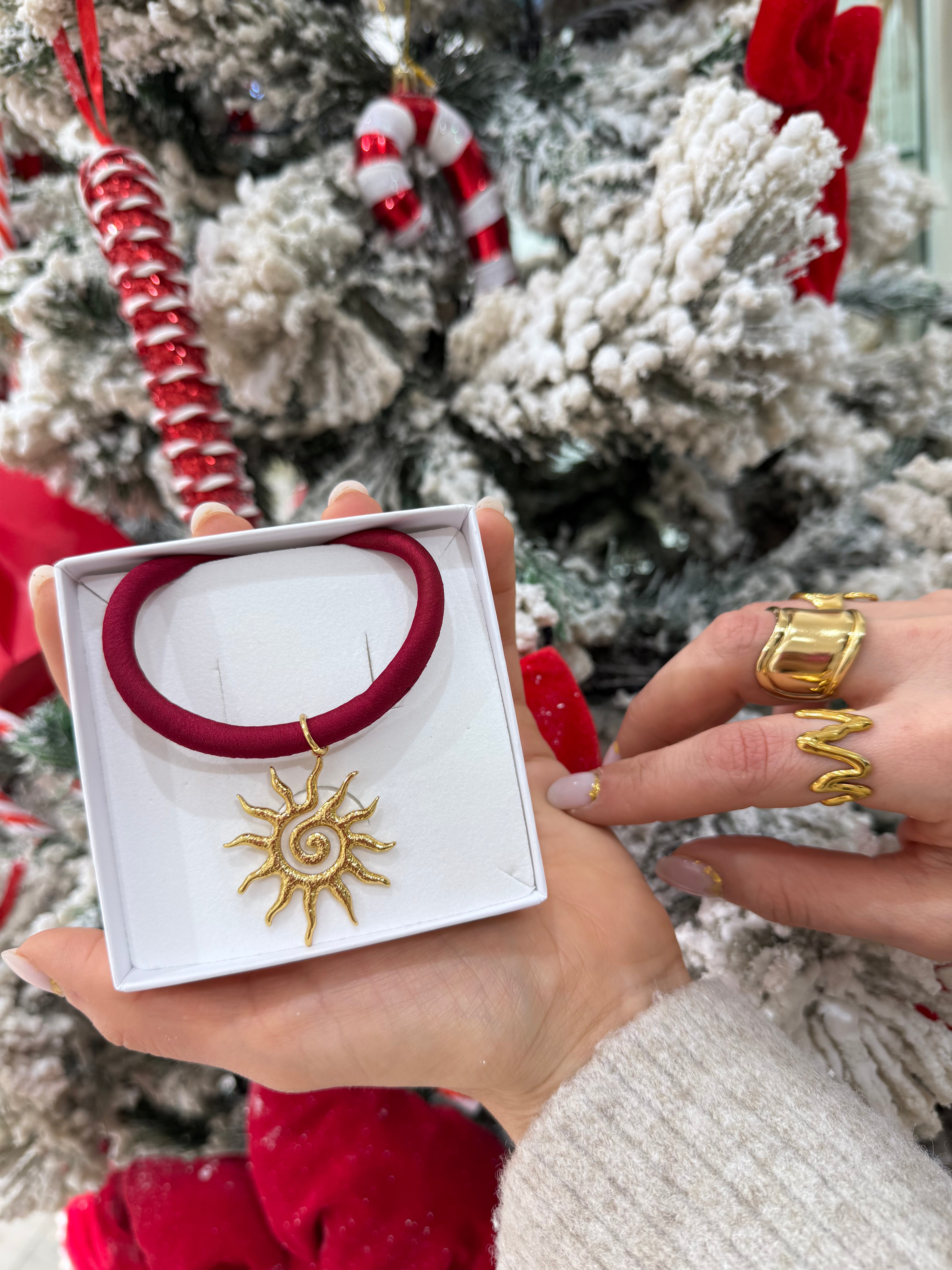 Collana Sole Deluxe Gold