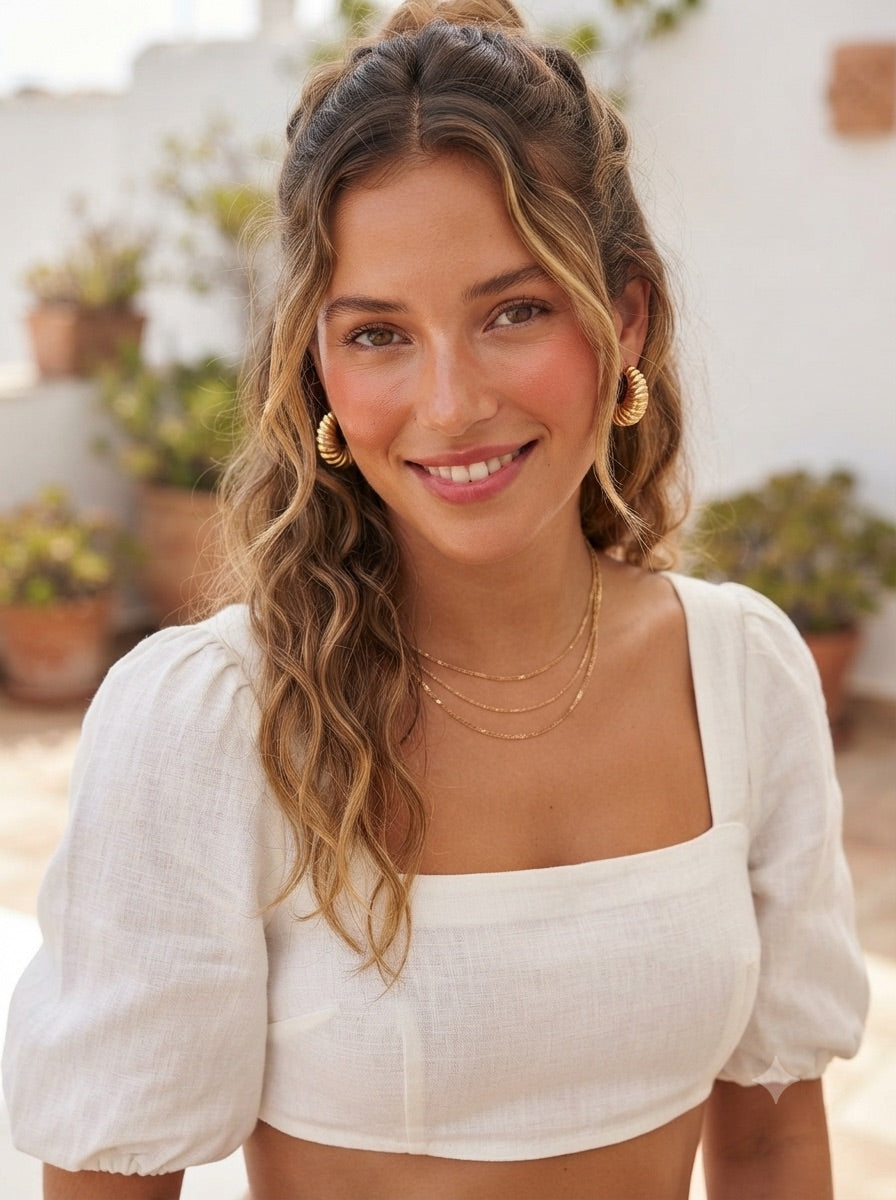 Orecchini Cerchio Croissant