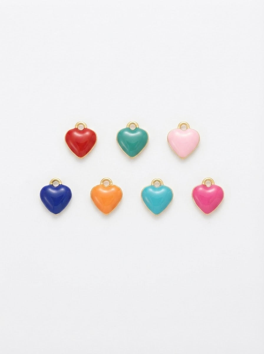 CIONDOLO Cuore Smaltato