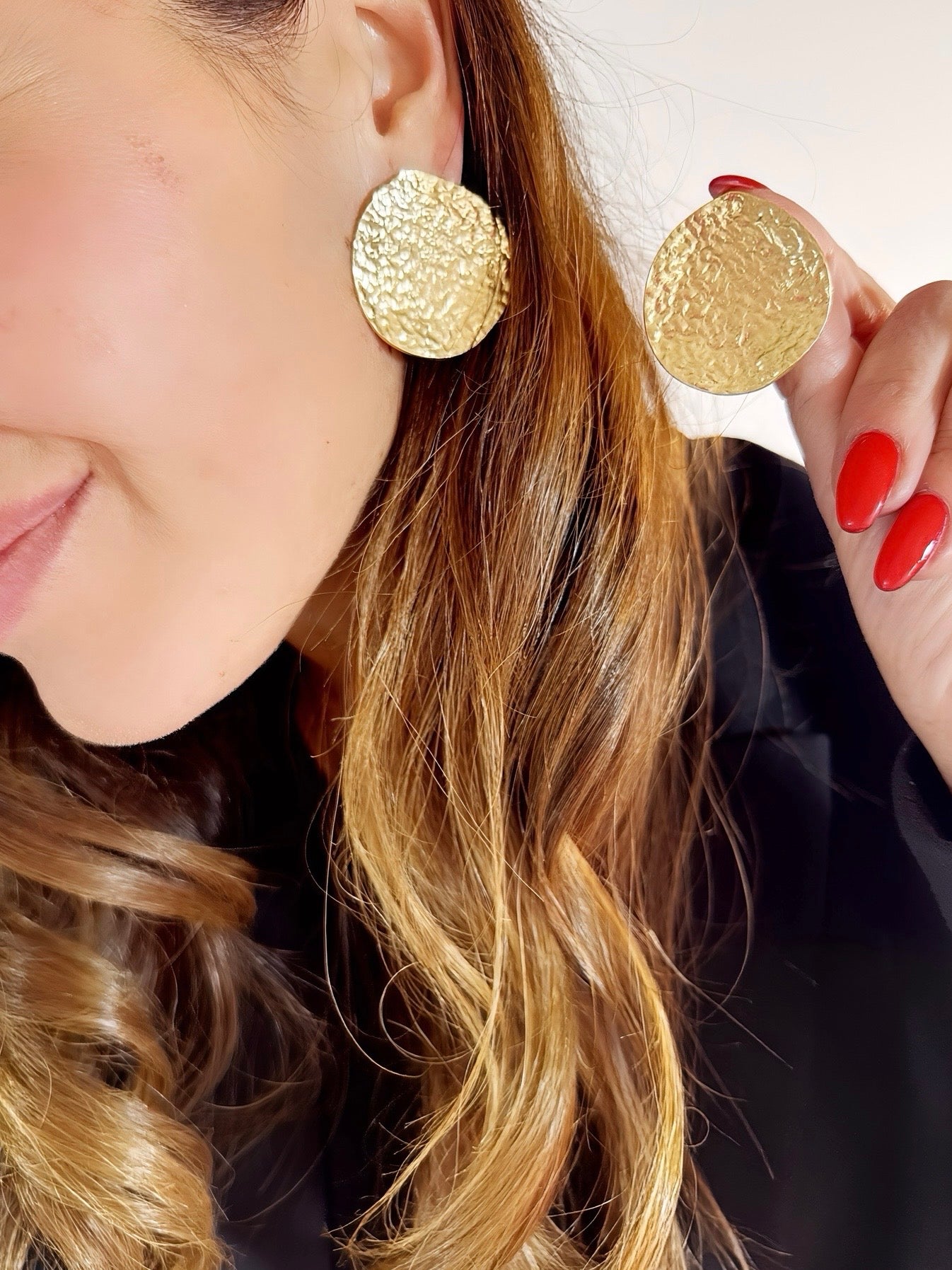 Orecchini Martellati