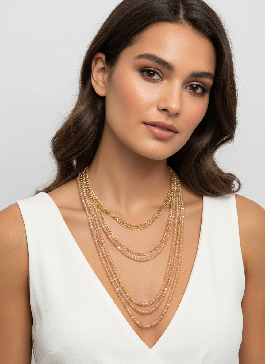 Collana Cristalli Cascata