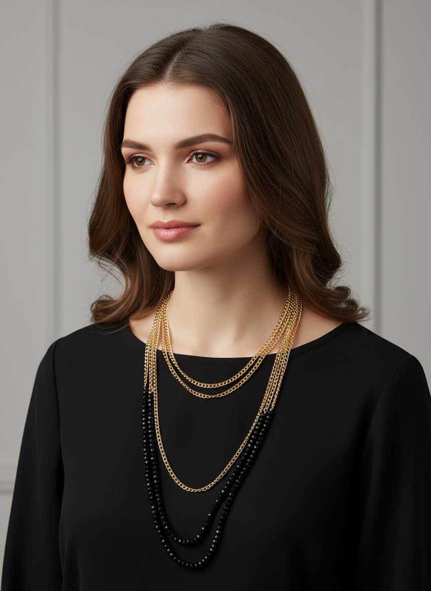 Collana Cristalli Cascata