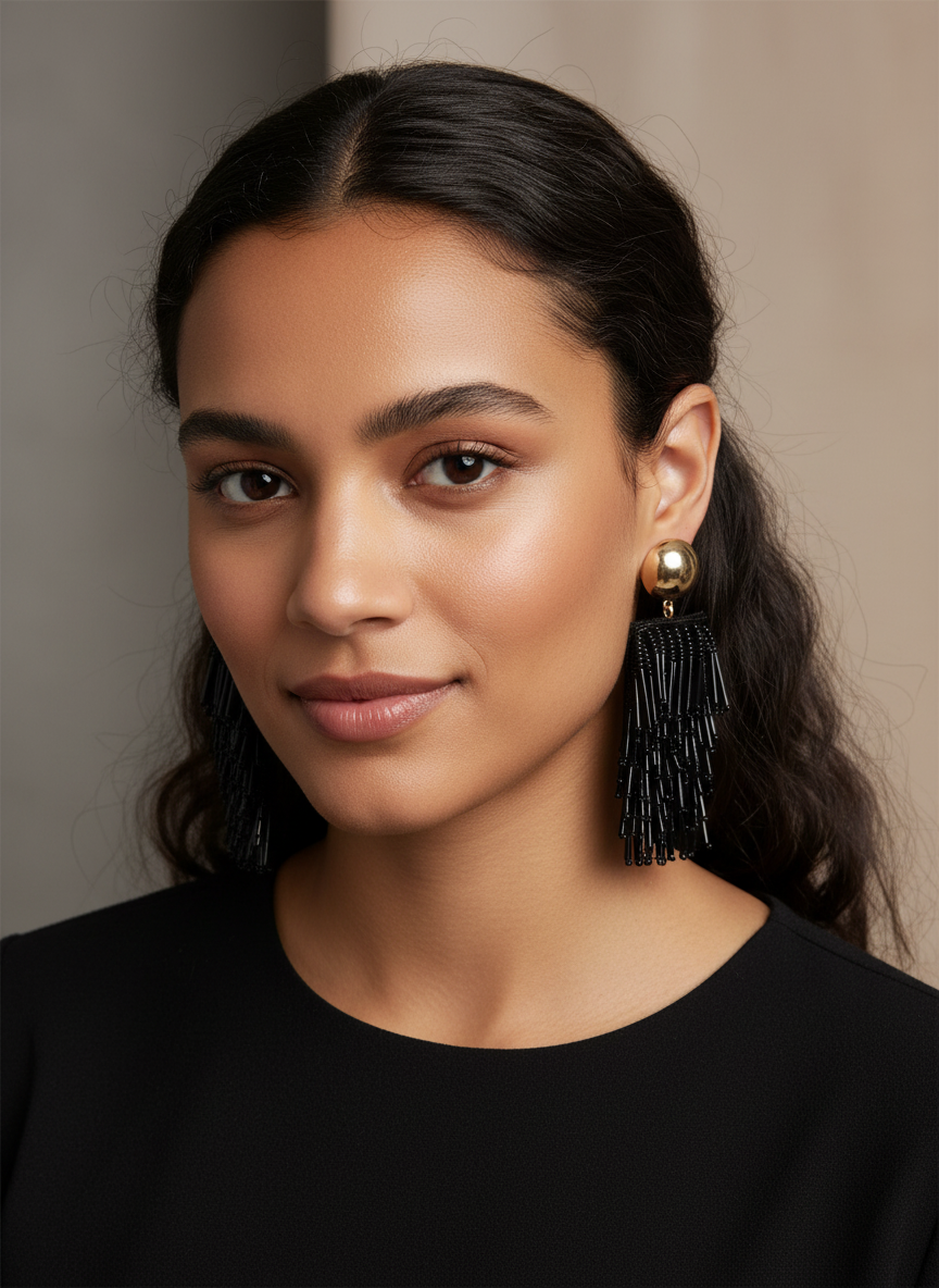 Orecchini Cascata Corallini